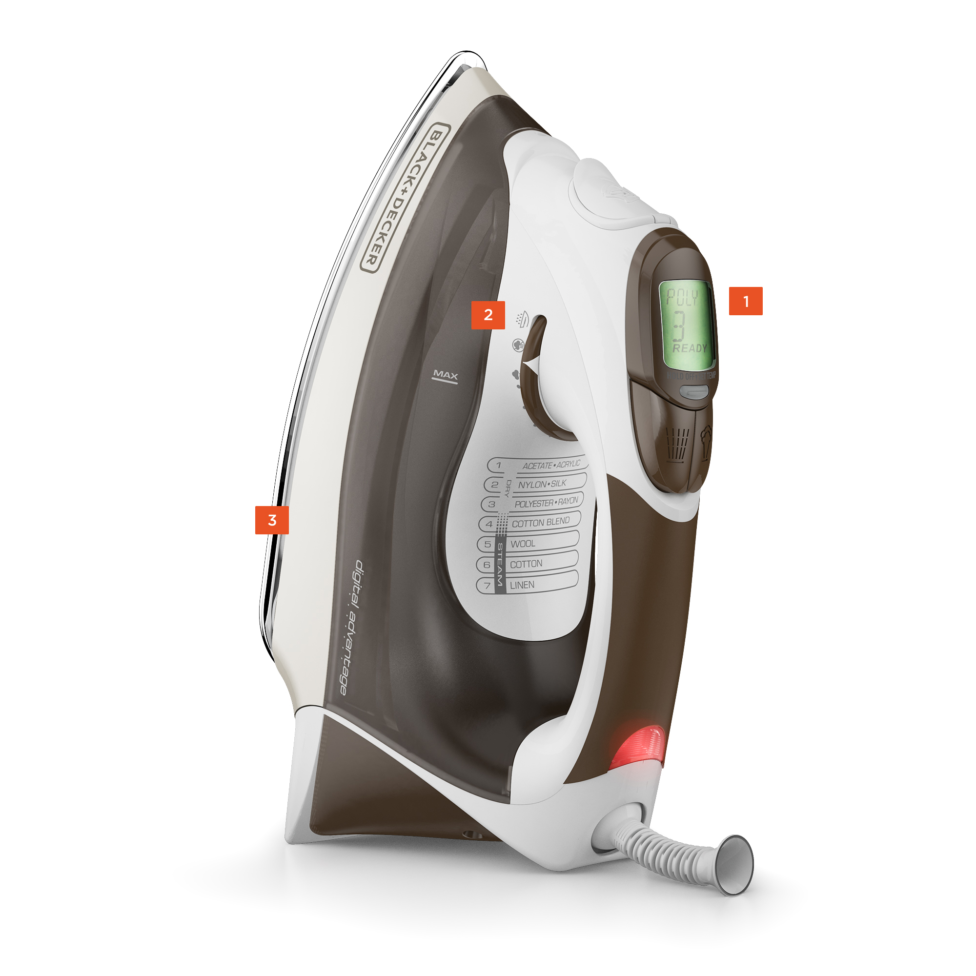 Digital Advantage Professional Steam Iron BLACK DECKER